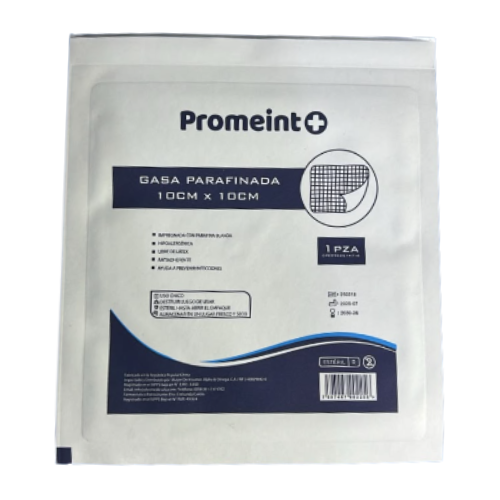 GASA PARAFINADA 10X10CM X 1 UND (PROMEINT)